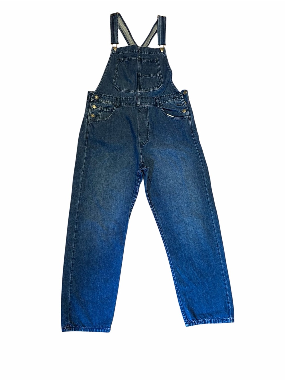 We The Free Denim Overall Straps - Blue Wash